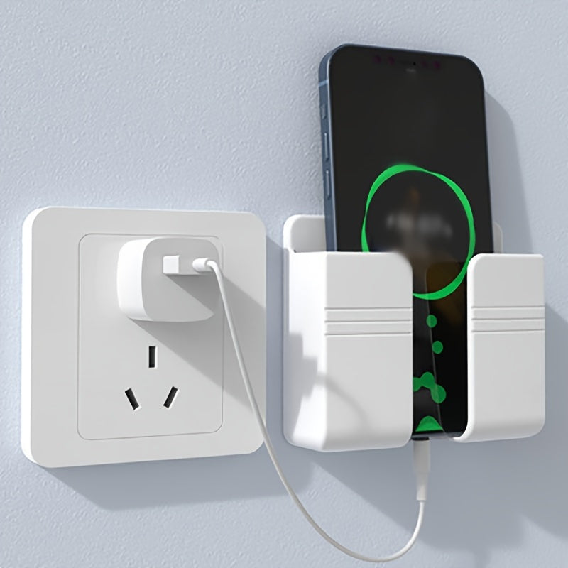 Wall-Mounted Phone Charging Holder & Organizer