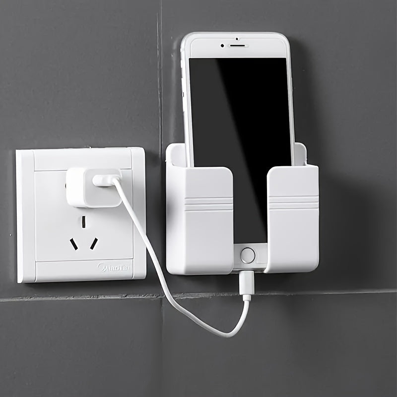 Wall-Mounted Phone Charging Holder & Organizer