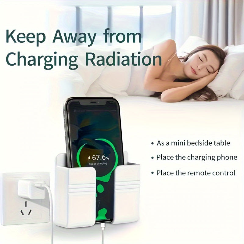 Wall-Mounted Phone Charging Holder & Organizer