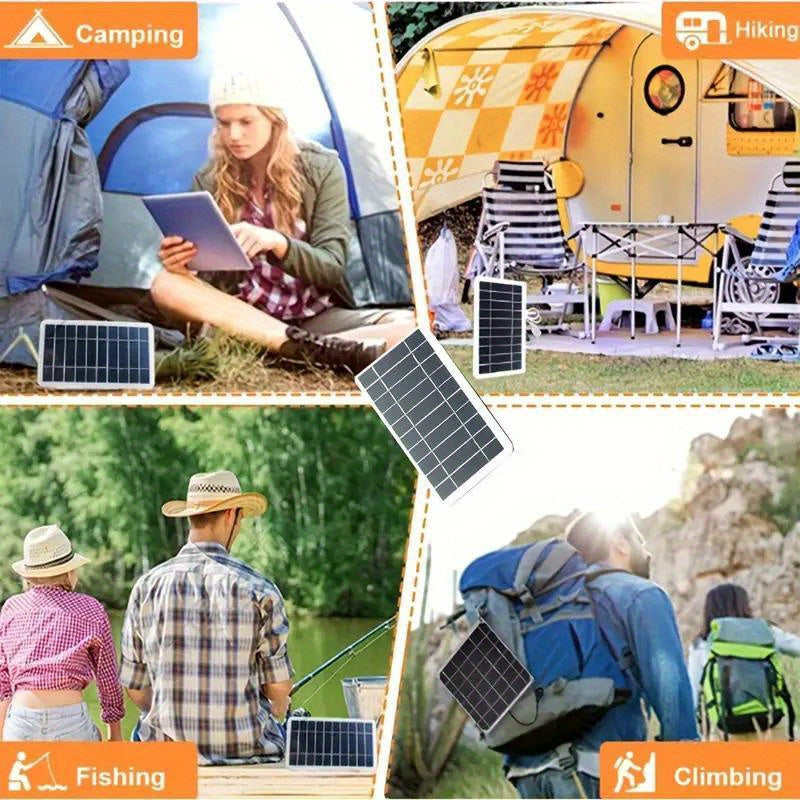 USB Solar Panel Charger for Outdoor Adventures