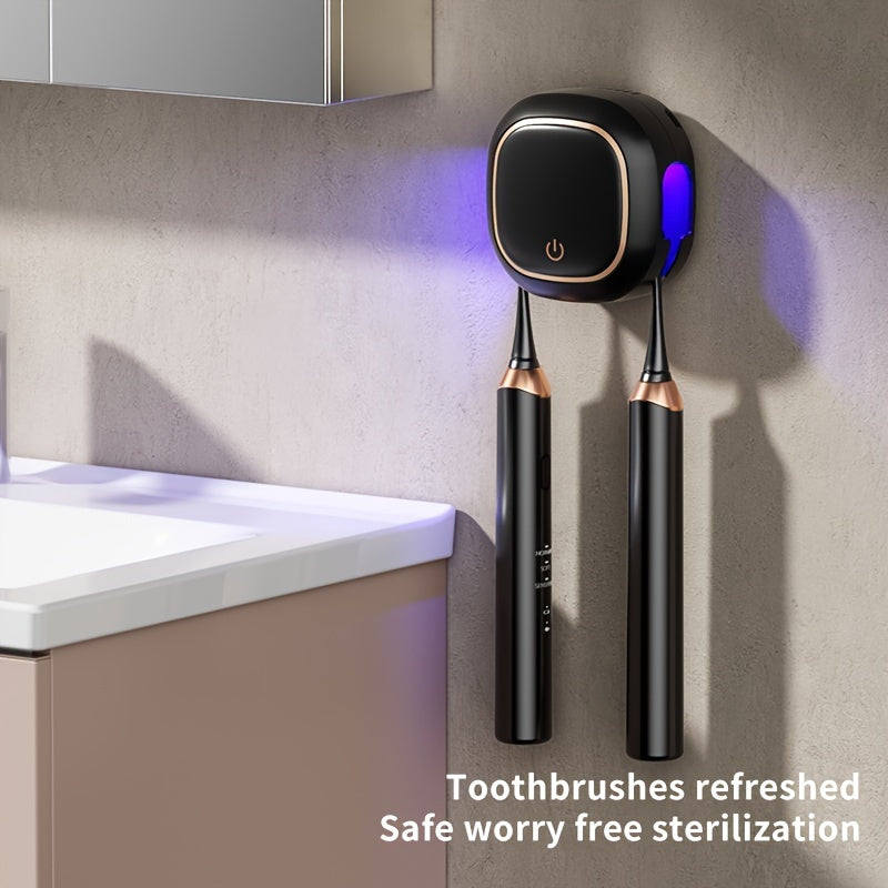 Toothbrush Holder with Automatic Disinfection