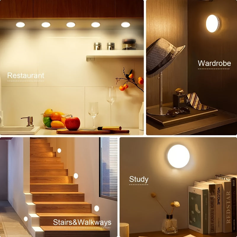 Motion Sensor LED Step Lights (3-Pack)