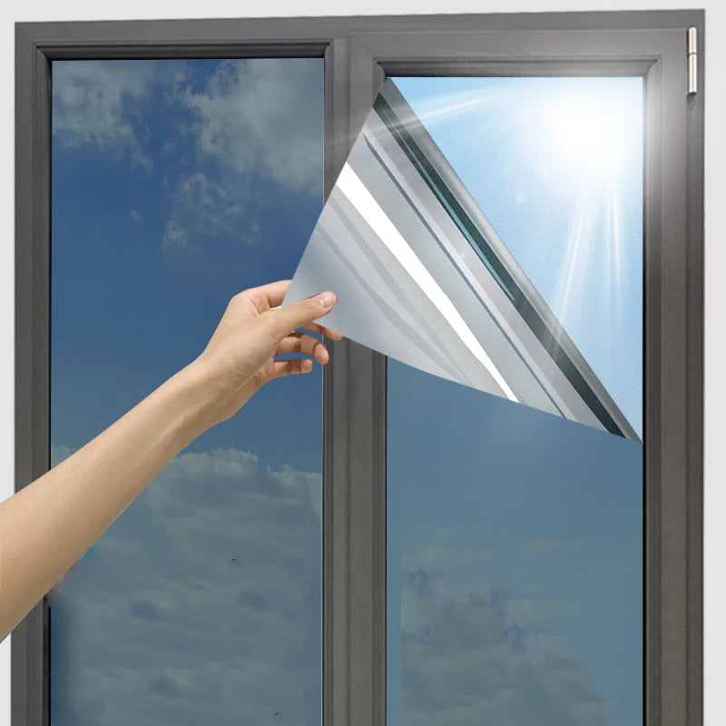 One-Way Window Film with Mirror Effect