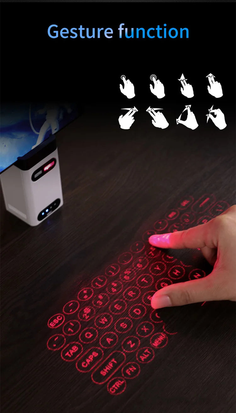 LaserType – Mini Wireless Virtual Keyboard