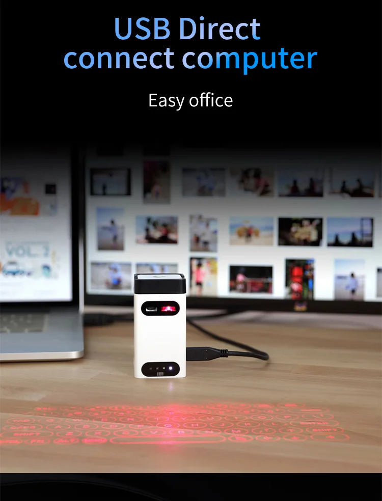 LaserType – Mini Wireless Virtual Keyboard