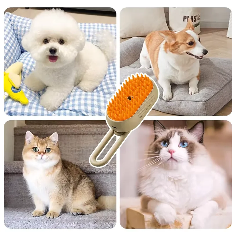 3-in-1 Electric Pet Hair Brush