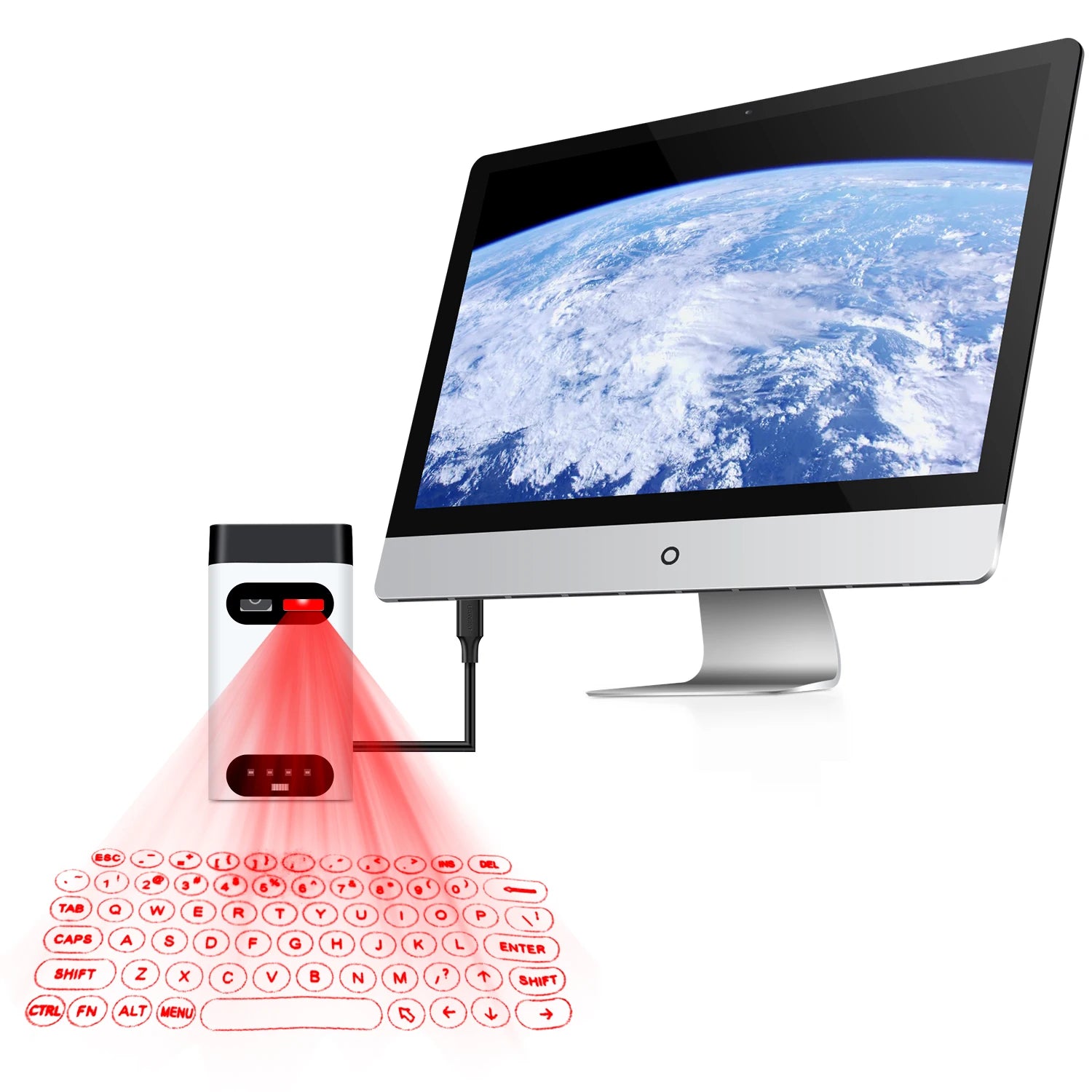 LaserType – Mini Wireless Virtual Keyboard