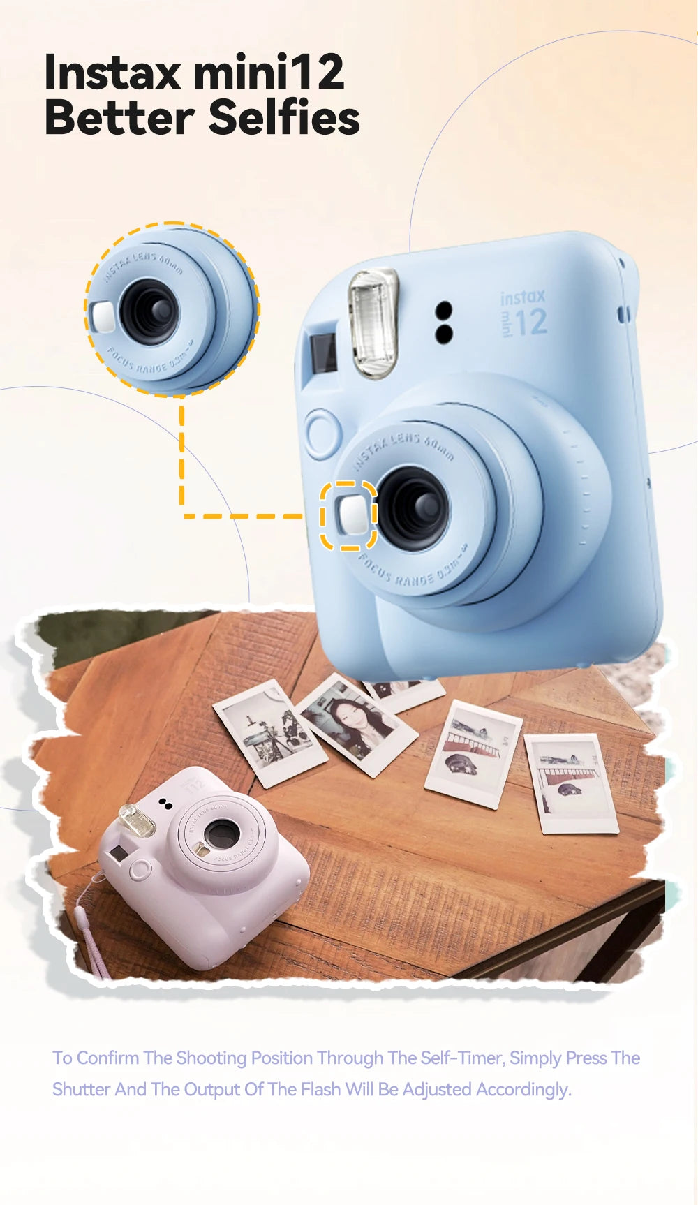 Instax Mini 12 – Instant Film Camera