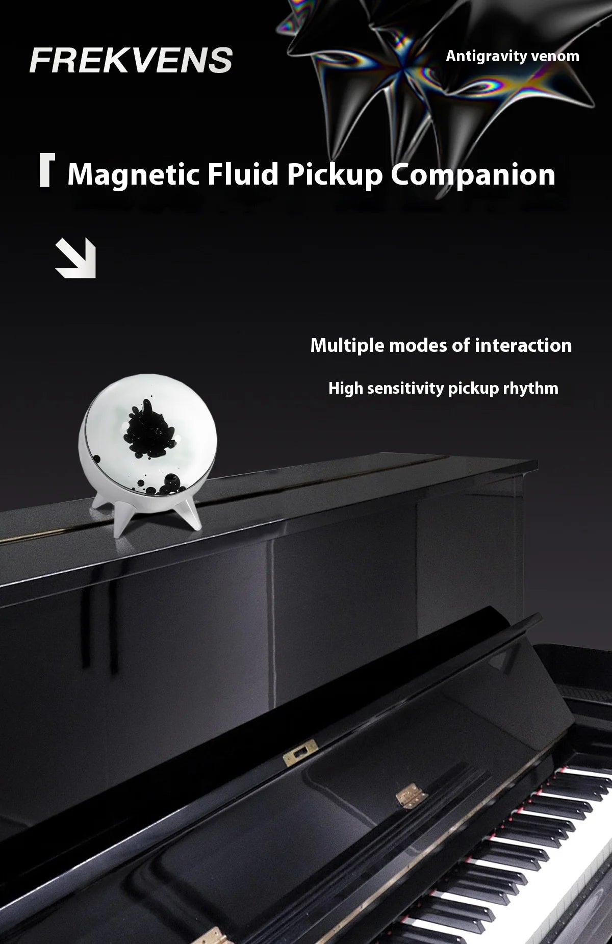 Magnetic Fluid Pickup: Venom Music Rhythm Light