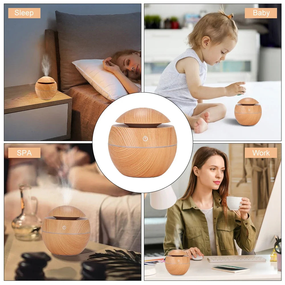 Ultrasonic Air Humidifier & Aroma Diffuser